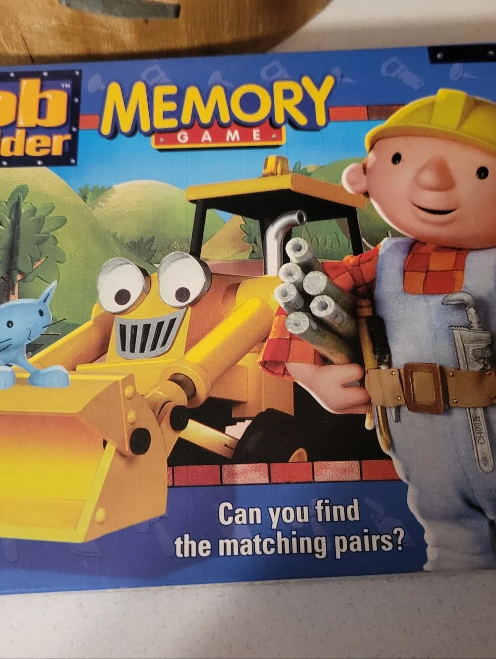 Bob The Builder Memory Game 2001 Milton Bradley, All Pieces Included!